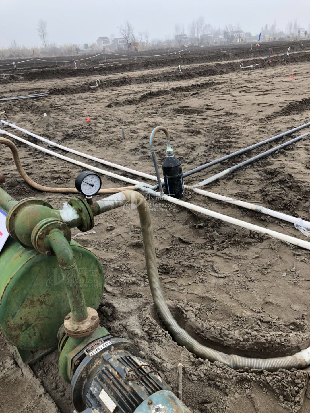 强夯企业-东盛云开工啦!湖北壮腰工程江陵蒙华铁路铁水联运码头